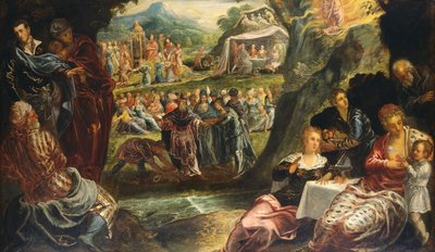 The Worship of the Golden Calf, c.1560 by Jacopo Robusti Tintoretto